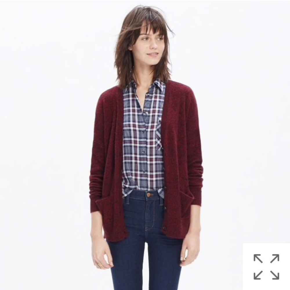 Madewell landscape cardigan